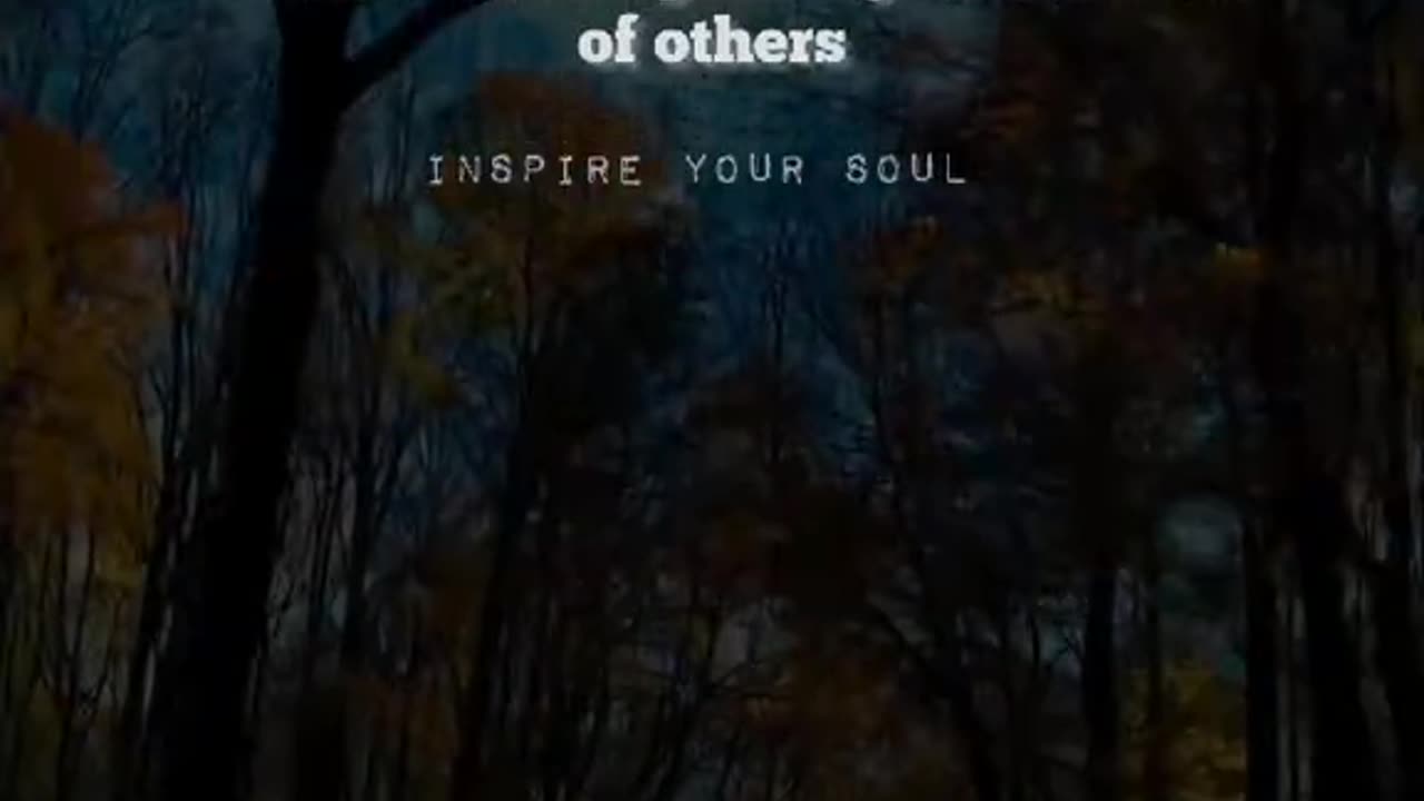 Be concerned about yourselves