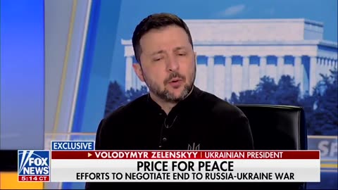 Zelenskyy declares that he won't negotiate an end to the war without security guarantees from the US