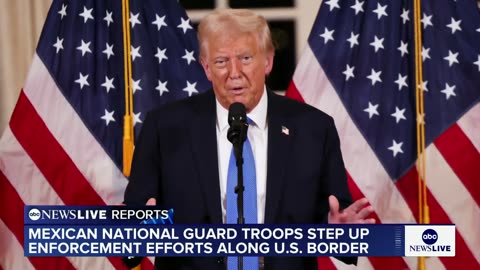 Mexican National Guard troops step up enforcement efforts along US border 
