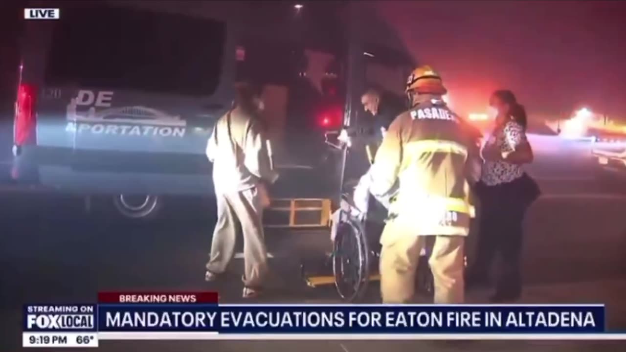 Pasadena is now desperately trying to evacuate nursing home patients