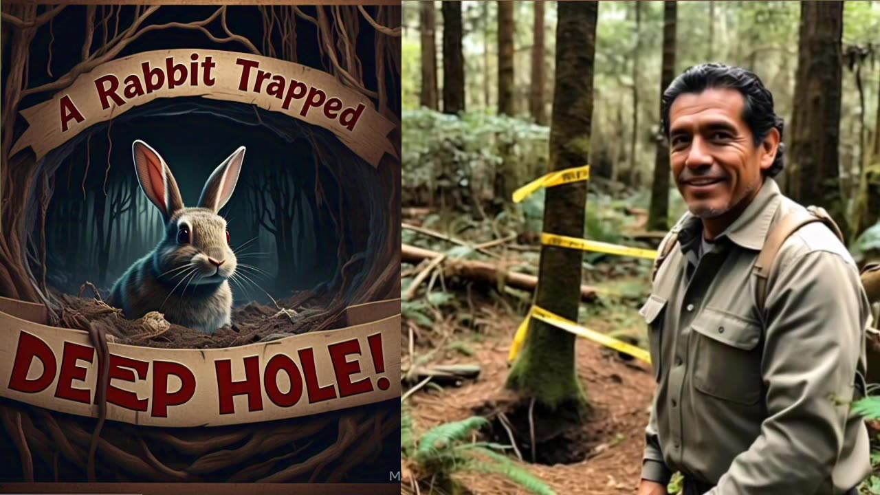 "Unbelievable Rabbit Rescue! 🐇 Trapped in Deep Hole – Heartwarming Save!"