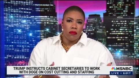 MSNBC’s Symone Sanders: Trump & Musk’s DOGE Employee Cuts Destroy Democracy, Are In Fact Wildly Unpopular