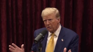 President Trump on Joe Rogan - CA Refusal to Build Water Reservoirs and Manage Forests