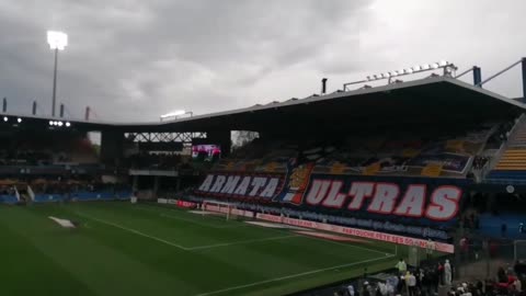 Montpellier vs Rennes 1-0 (goal Stephy Mavididi for La Paillade) Armata Ultras Montpellier