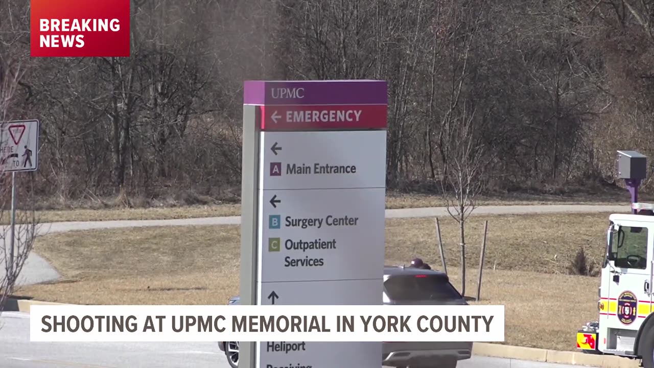 SHOOTING AT HOSPITAL LEAVES 1 DEAD, MULTIPLE 33’s DUPING REPORTER.