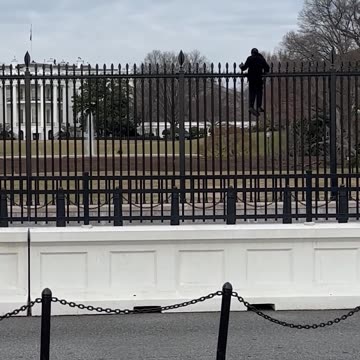 Man arrested by secret service for trying to scale White House fence