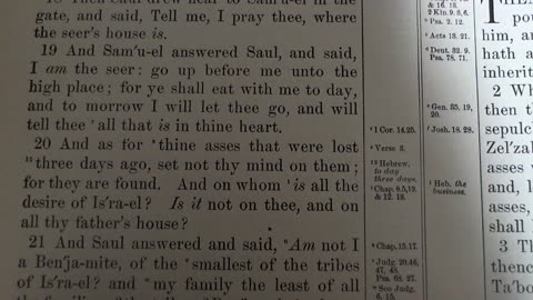 Saul anointed as King