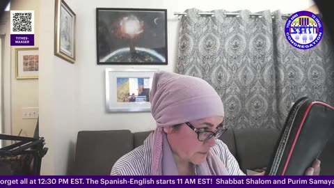 Shabbat Live Service 3-1-25 Torah Month 12 Day 7