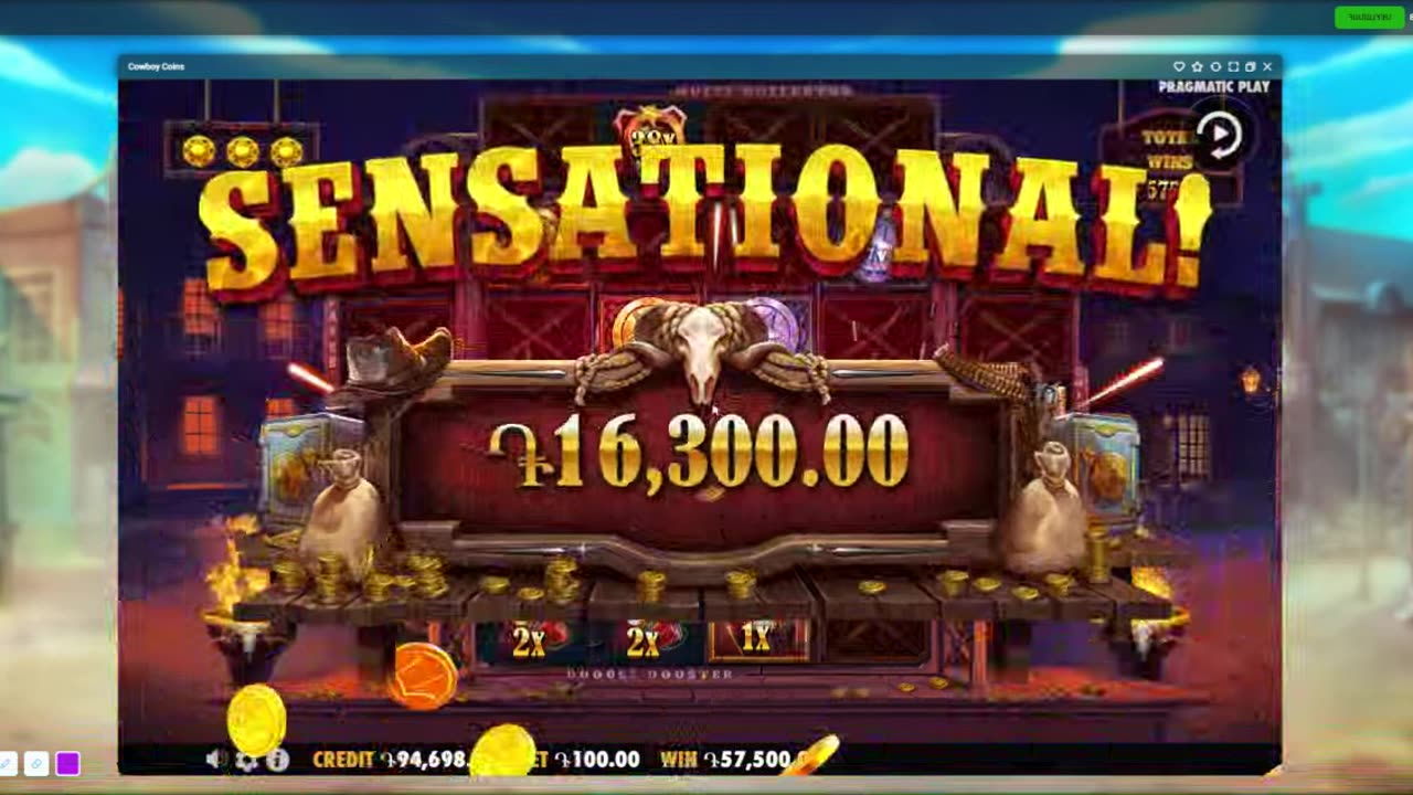 Cowboy coins BIG WIN