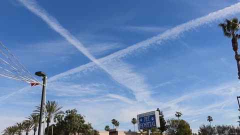 Pathetic Sky Operation Again Over Huntington Beach Jan. 24, 2025