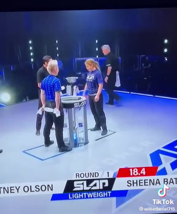 brave woman beats woke feminist in face slap duel