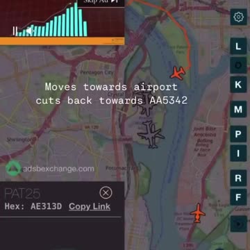 dc heli plane crash flight path near misses