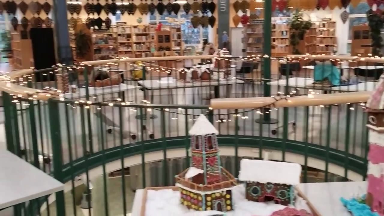 Pepparkakshus Fyren bibliotek 2024. Tävling