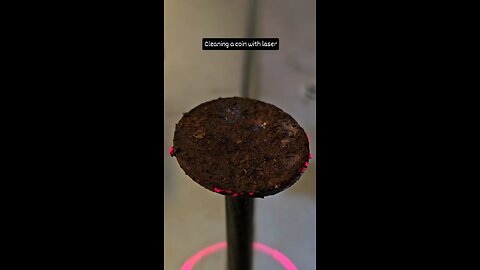 Laser Cleaning Coin