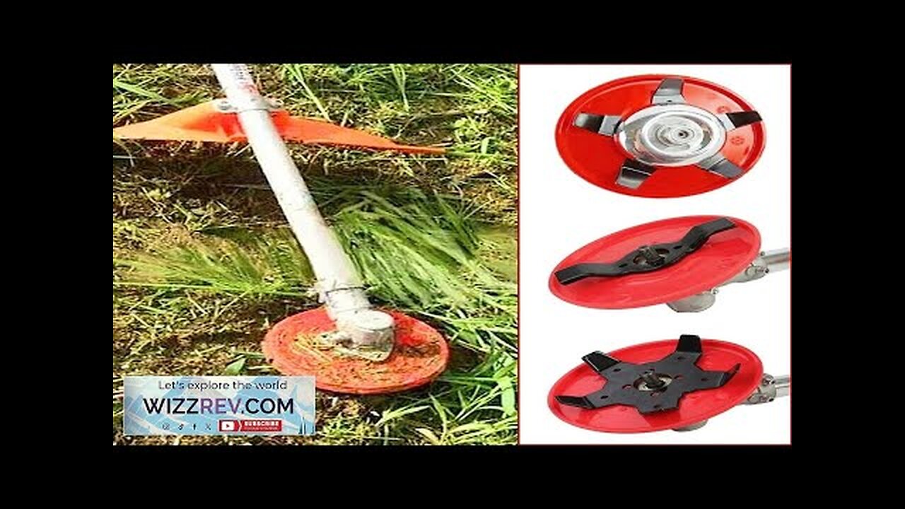 Multi-functional Grass Trimmer Head for Lawn Mower Garden Tool Parts Brush Weed Review