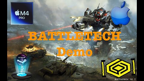 BattleTech demo | M4 Pro Mac mini, Rosetta and CrossOver Preview!