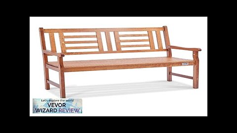 VEVOR Outdoor Bench 48 inches Wood Garden Bench for Outdoors 700 lbs Review