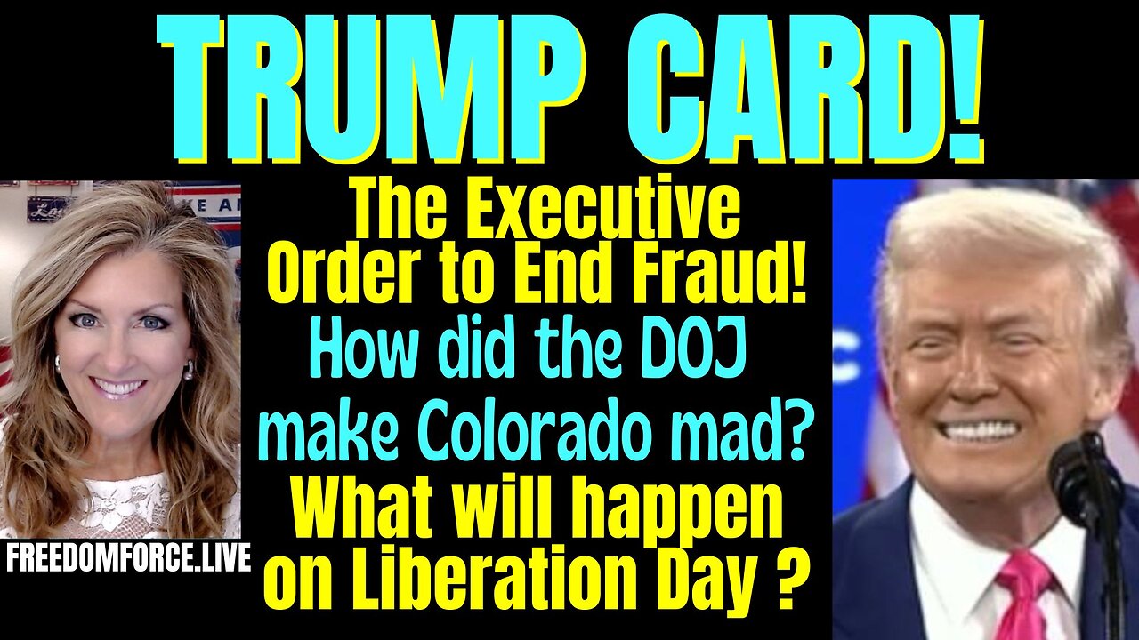 Trump Card! DOJ made CO mad - Thursday 3-27-25