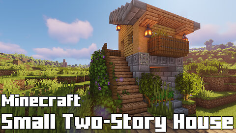 Minecraft Small Two-Story House - Compact Living Build