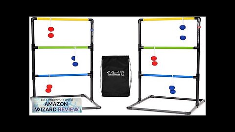 GoSports Ladder Toss Indoor & Outdoor Game Set with 6 Soft Rubber Review