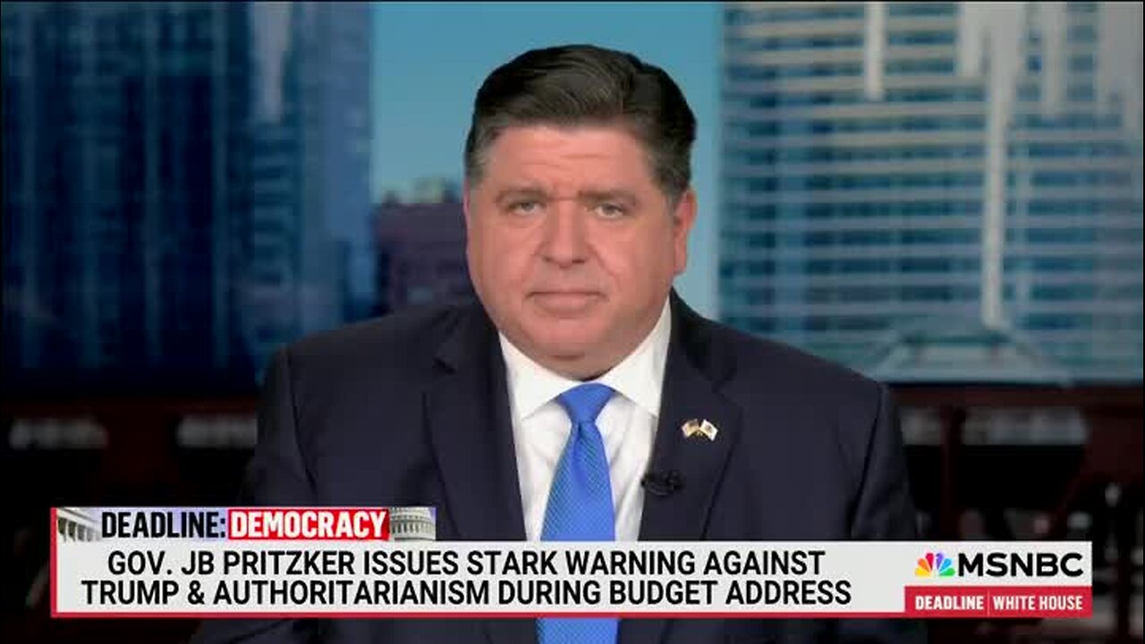 Gov. Pritzker: ‘The Prices at the Grocery Store Are Going Up Because Democracy Is Being Taken Away’