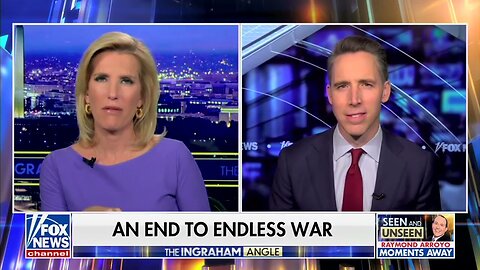 Hawley| Trump Is Working To END The Democrats' Forever War In Ukraine