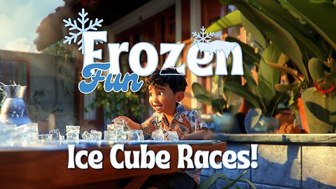 Frozen Fun Ice Cube Races! | Fun Kids Learning Animated Video | Cool Educational Activity for Kids