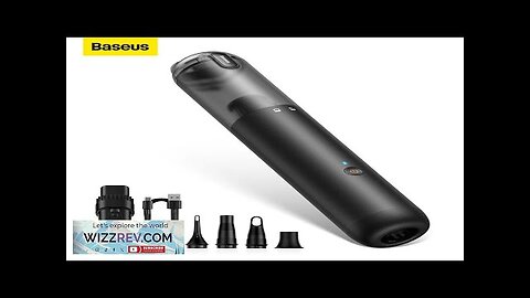 Baseus 4 in1 12000Pa Car Vacuum Cleaner Air Pump Cordless Vacuum Cleaner Review