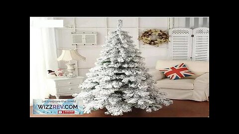 Large White Snow Pvc Environmental Protection Material Christmas Tree Festival Indoor Review