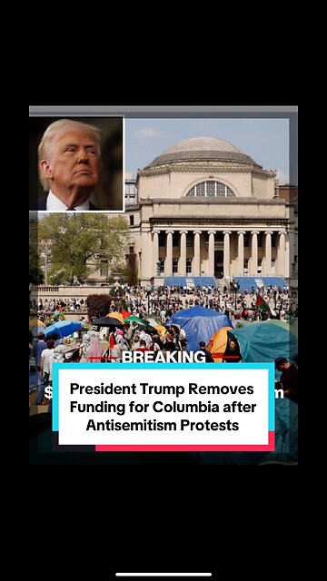Trump Stops Funding at Columbia University