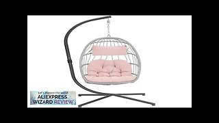 Egg Hanging Chair with Stand Pink Swing Hammock Egg Chairs with UV Review