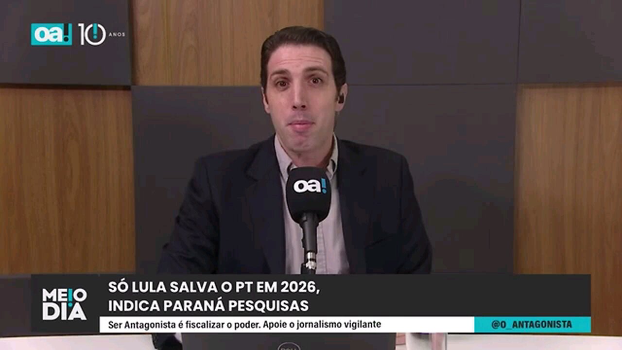 Só Lula salva o PT em 2026,indica Paraná Pesquisa