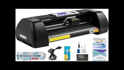 VEVOR Vinyl Cutter Machine 14in / 375mm LED Plotter Printer Precise Manual Review