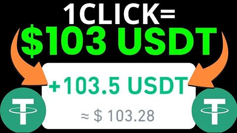 1 click = 102 USDT ✨ Free USDT live withdrawal