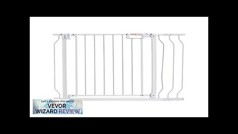 VEVOR Baby Gate 29.5"-57.8" Extra Wide 30" High Dog Gate for Stairs Review