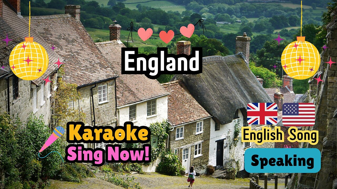 English Karaoke Challenge. Music Fun. "England"