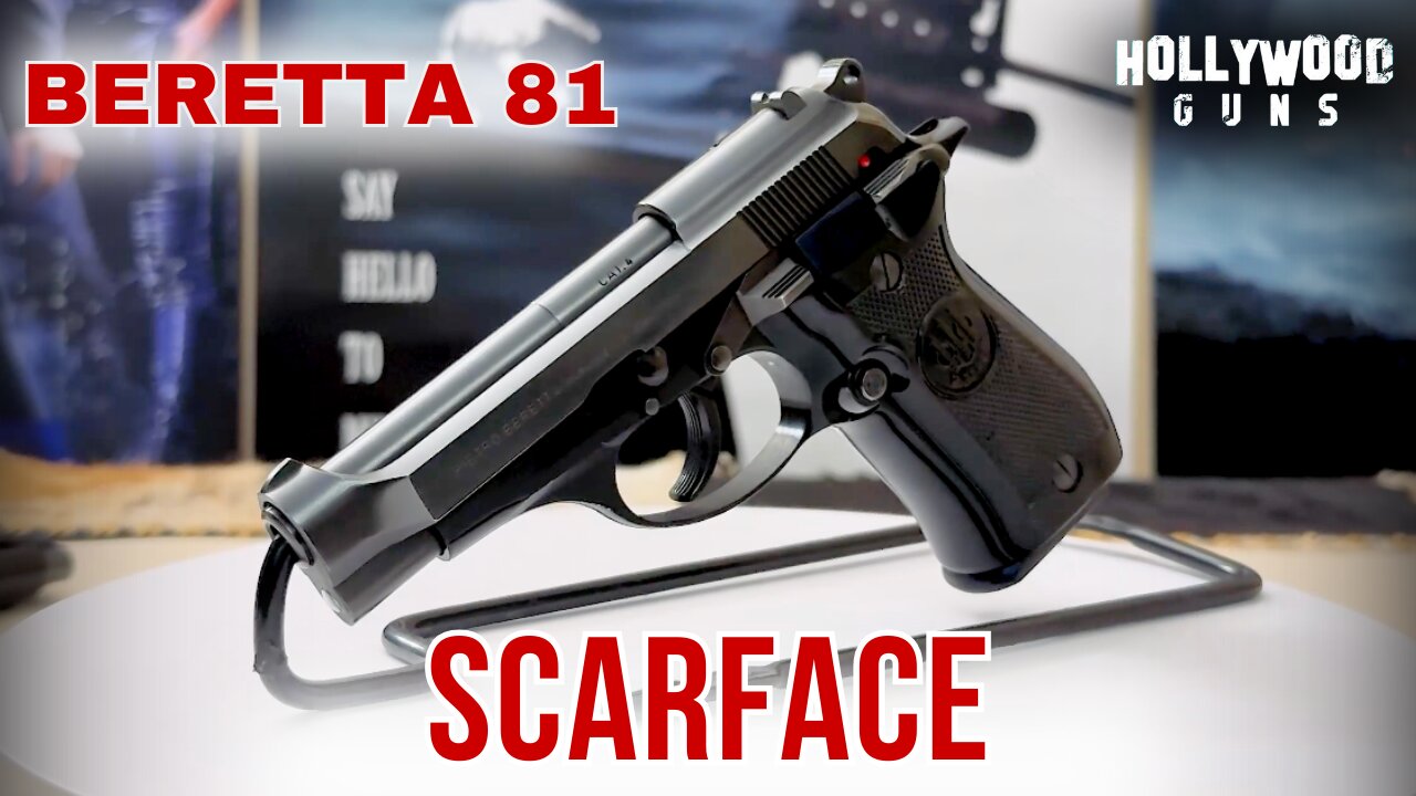 Scarface - Beretta 81. Tony Montana's other little friend.