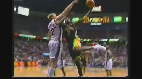 Jermaine O'Neal 23 Points 5 Blk @ NJ Nets, 2000-01.