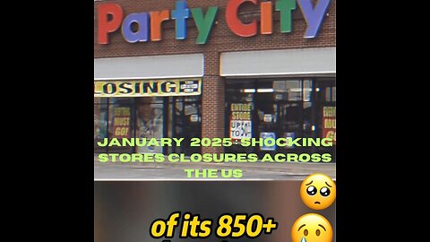 January 2025: Shocking Store Closures Across the US 🤫😥