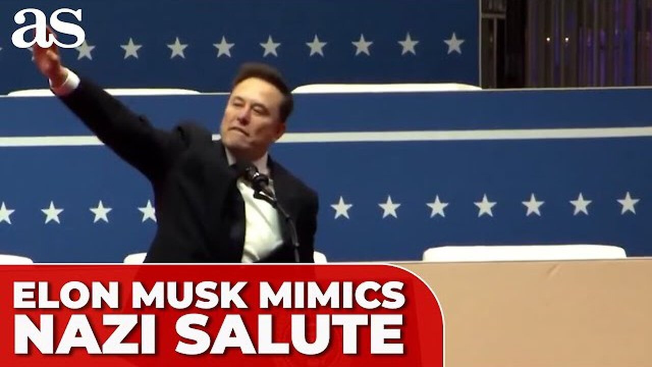 ELON MUSK mimics NAZI SALUTE during TRUMP'S inauguration