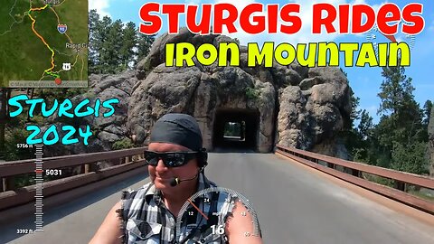 Sturgis Rides Iron Mountain to Hill City during Sturgis Motorcycle Rally