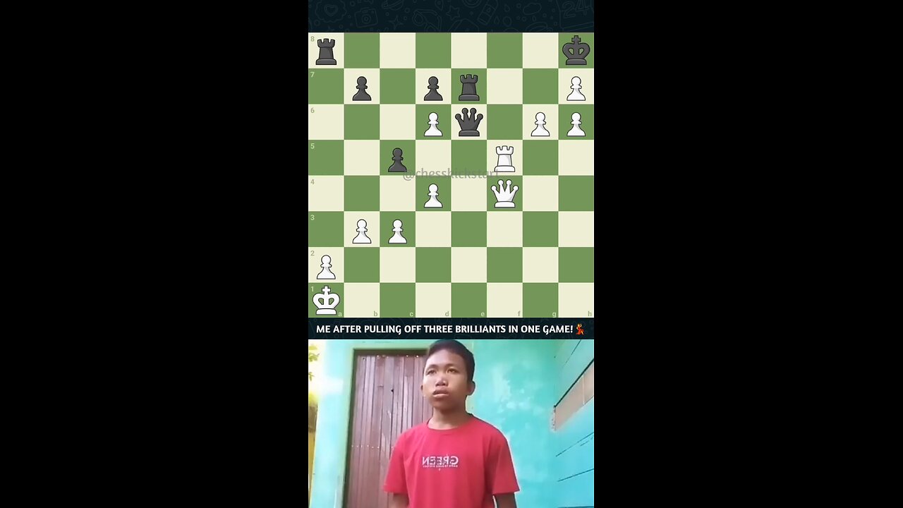 ‎3 BRILLIANT moves in ONE game?! 🤯♟️