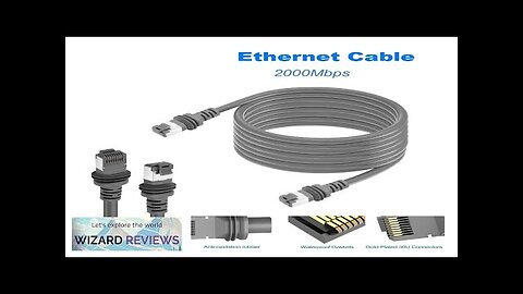 For Starlink Gen 3 Cable Ethernet Cable 2000Mbps 24AWG RJ45 Connector Transmissions Review