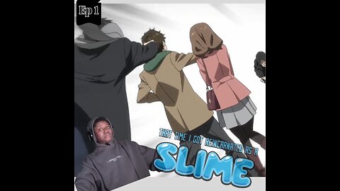 🔥 REINCARNATED AS A SLIME S1 EP 1 REACTION: "The Death of a Salaryman" – AlmostAnime Breaks It Down!