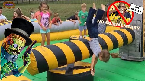 TINY NINJA FAILS FLIP—TODDLER GOES HEAD OVER HEELS IN EPIC OBSTACLE OOPS! [No Commentary]