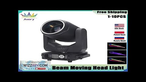 No Tax 1-10Pcs 200W LED Lyre Moving Head Light Beam Light Effect Review