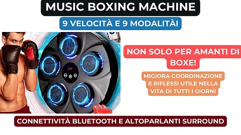 SUNFORSKY Music Boxing Machine: Un'Innovativa Esperienza di Allenamento - Attrezzo Portatile