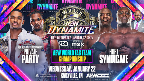 Hurt Syndicate Wins AEW Tag Titles Over Private Party! #shorts