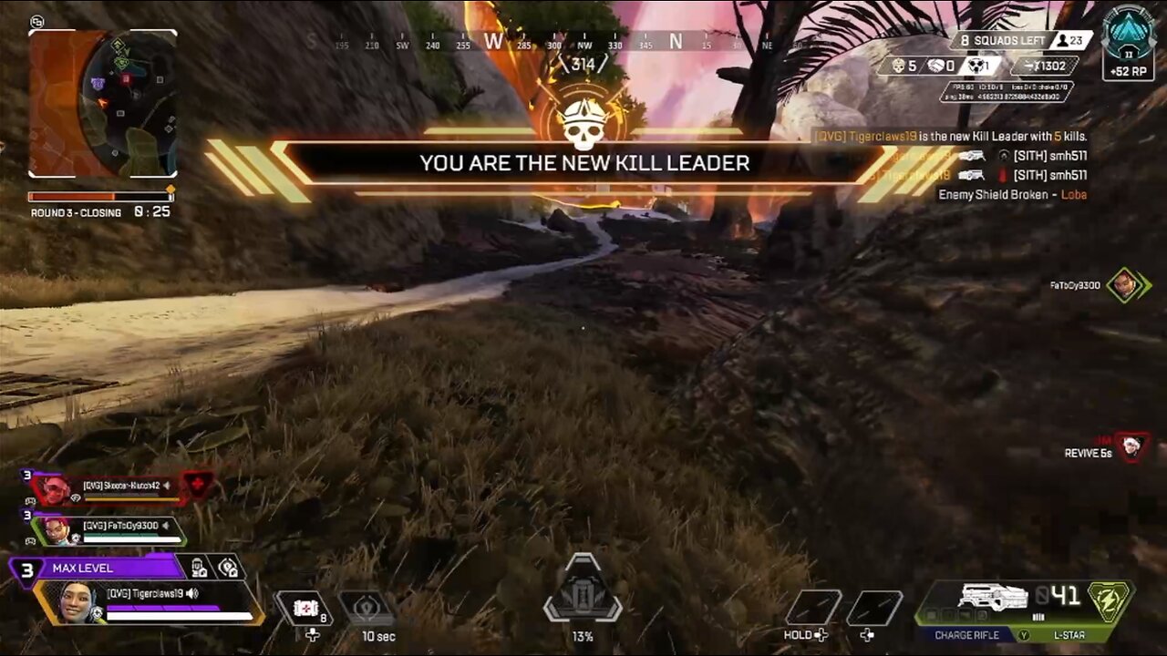 So close. We could've had it all. At least I was the kill leader