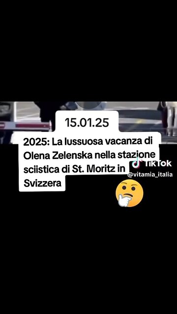 Selenska fuhr zum Luxusresort in die 🇨🇭 Luxusferien, 🇺🇦 Volk stirbt im Krieg